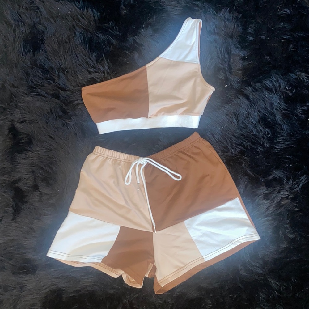 Shein brown Matching Set size medium